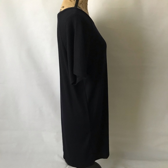 Forever 21 Large Navy Ribbed Long Sweater Dress - Picture 4 of 5